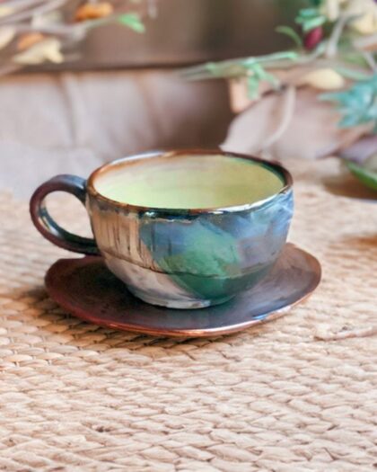 Abstract Art Cappuccino Cup