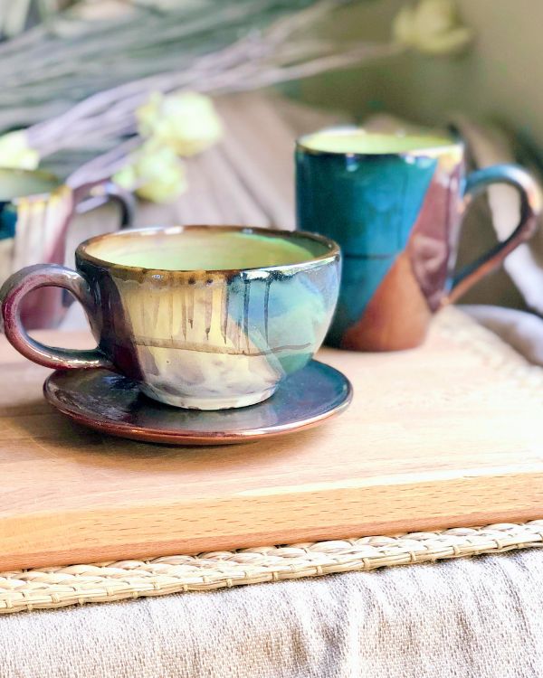 Cappuccino Cups And Saucers