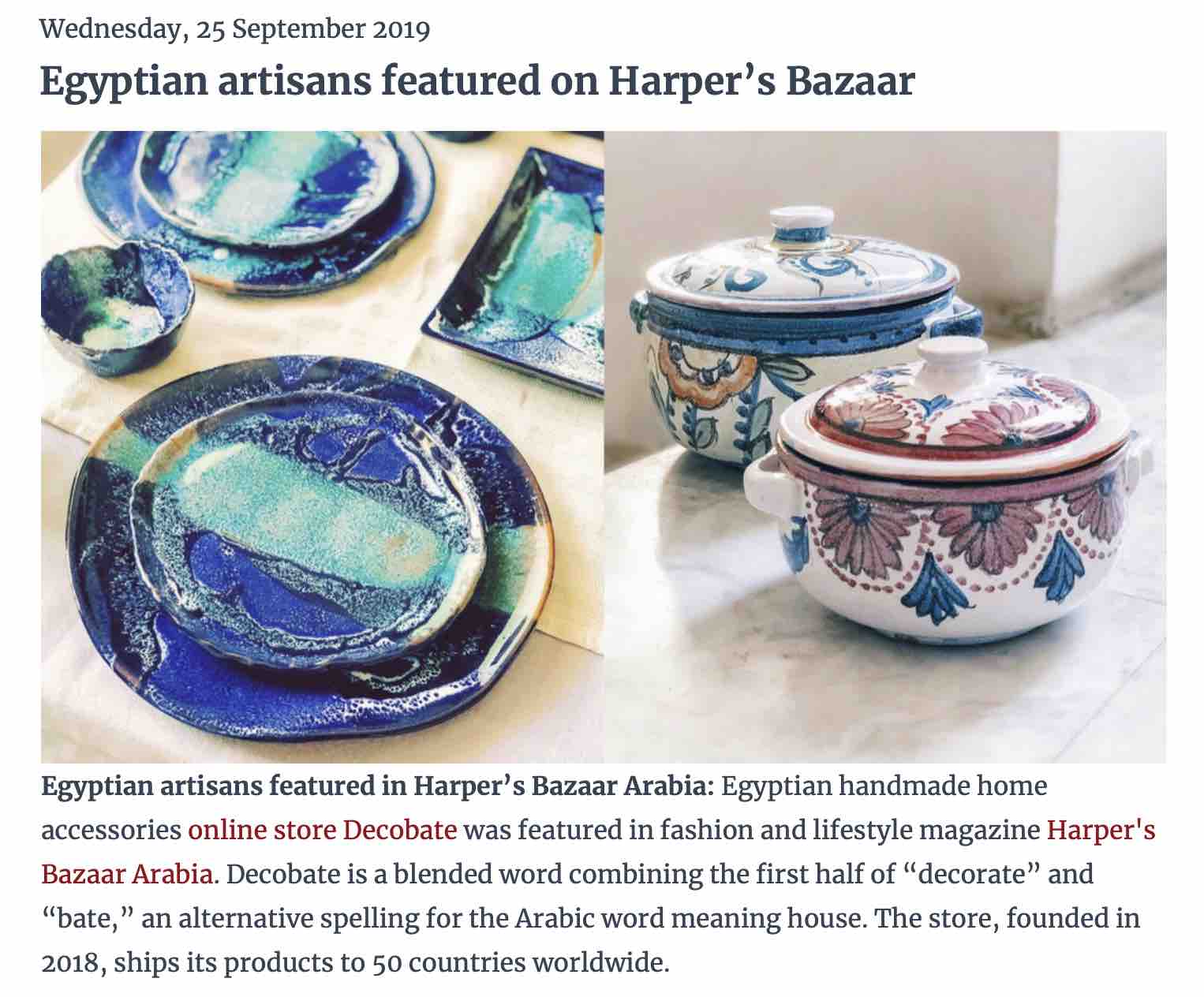 Press: DECOBATE Featured in ENTERPRISE