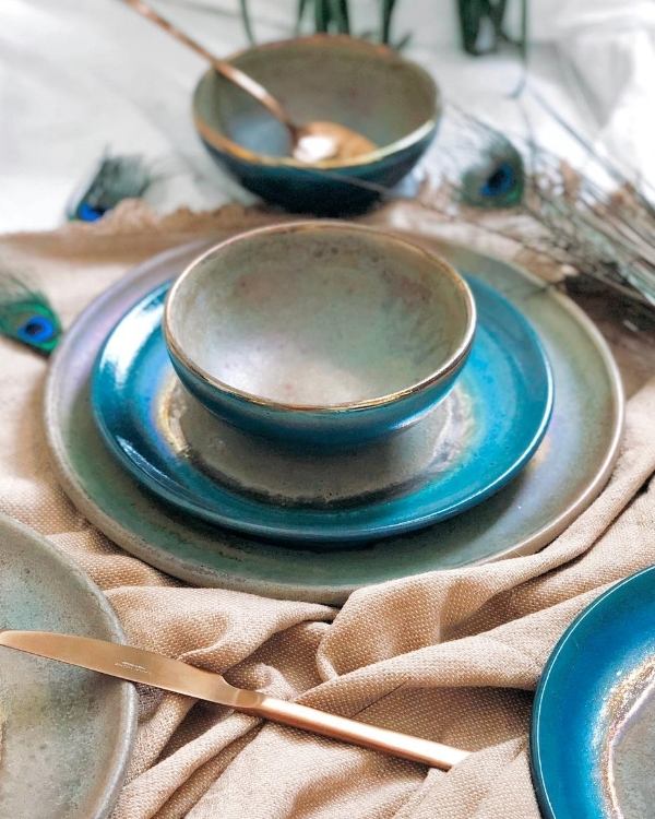 The Peacock Dinner Set | DECOBATE