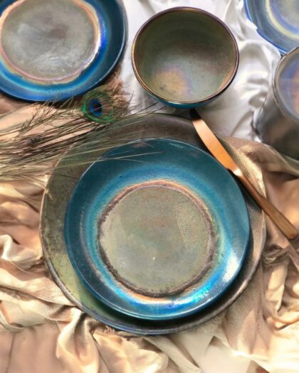 The Peacock Salad Plate
