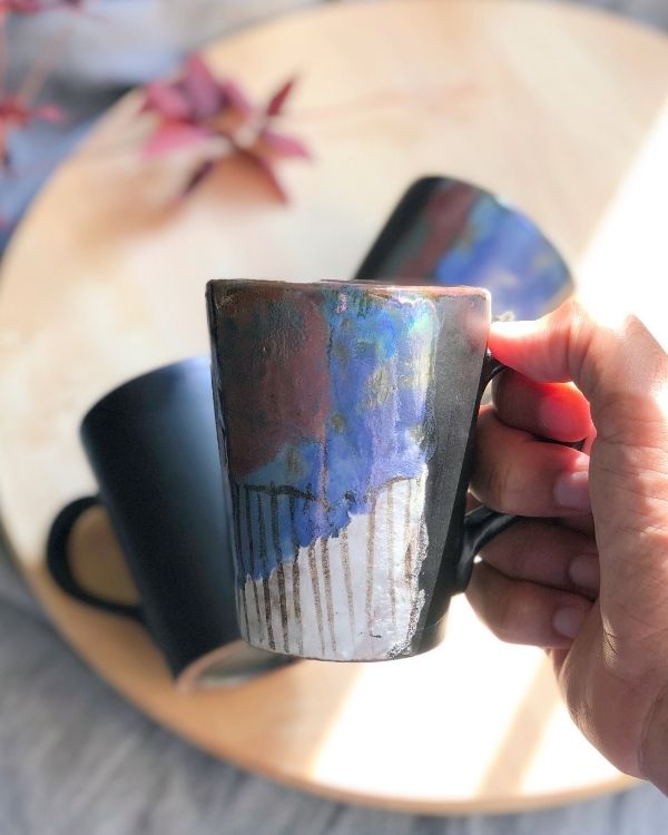 Abstract Noir Mug - Decobate
