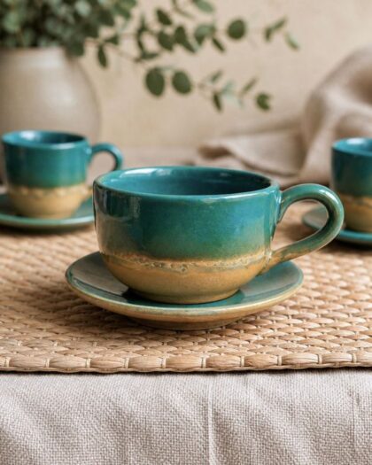 The Peacock Cappuccino Cup