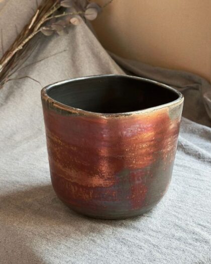 Rustic Maroon Medium Planter/Pot