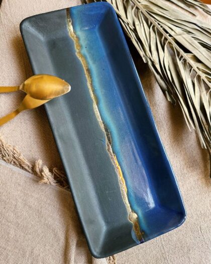 Dark Fusion Rectangular Platter