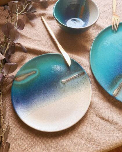 Coastal Skies Dessert/Salad Plate