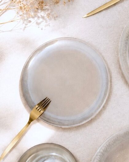 Pearl Oyster Salad/Dessert Plate