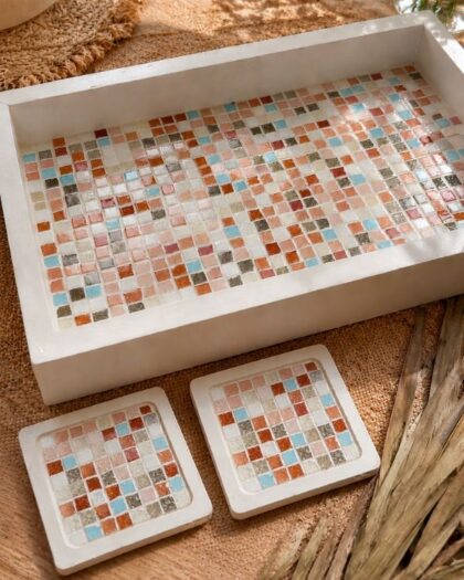 Mediterraneo Mosaic Tray Set