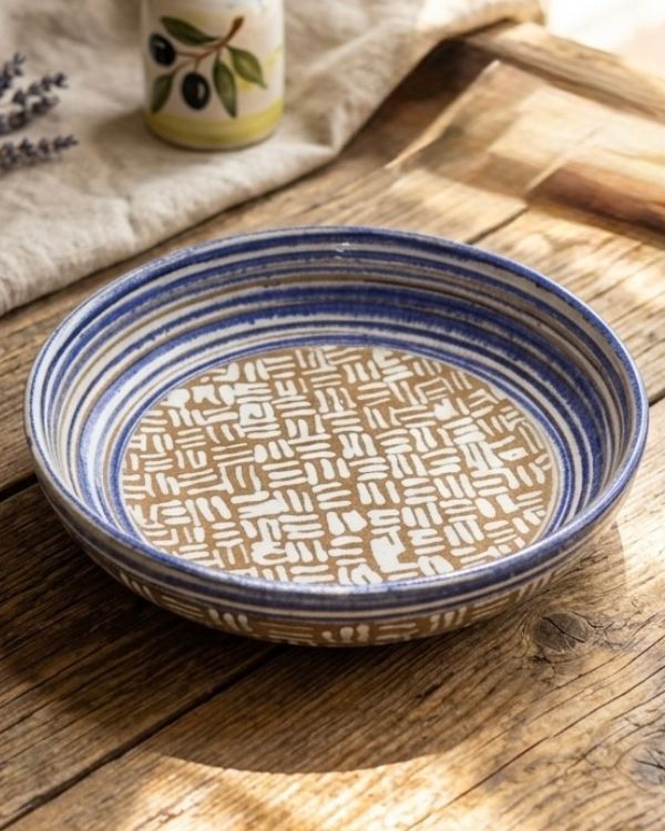 Earthy Spiral - Deep Serving Dish - Image 15