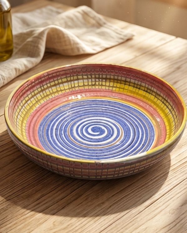 Earthy Spiral - Deep Serving Dish - Image 16