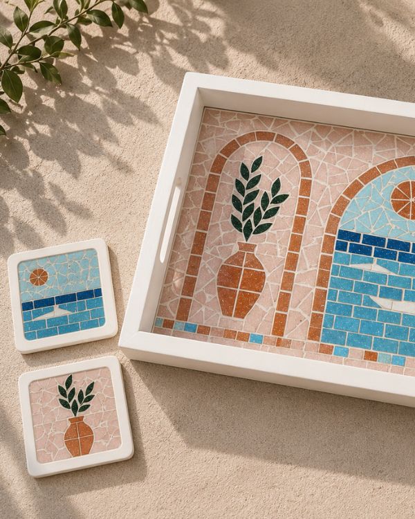 El Patio Mosaic Tray Set - Image 5