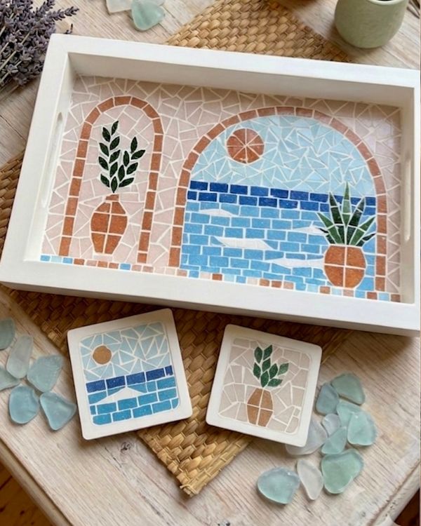 El Patio Mosaic Tray Set - Image 7