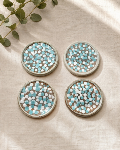 Earthy Polka Coaster