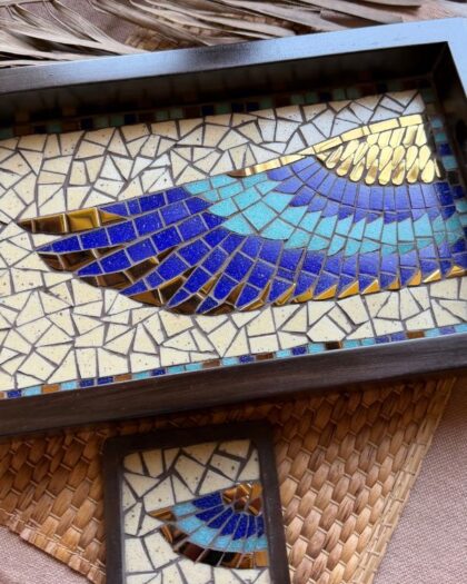 Horus Mosaic Tray Set
