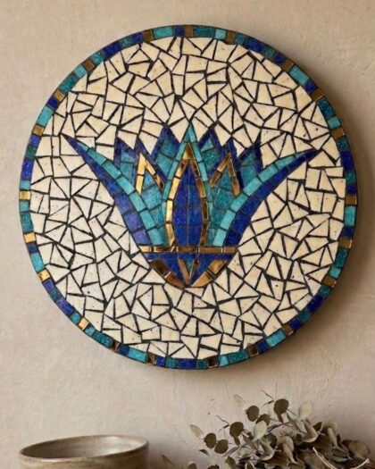 Lotus Mosaic Plate