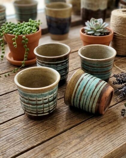 Earthy Coastal Espresso Cup